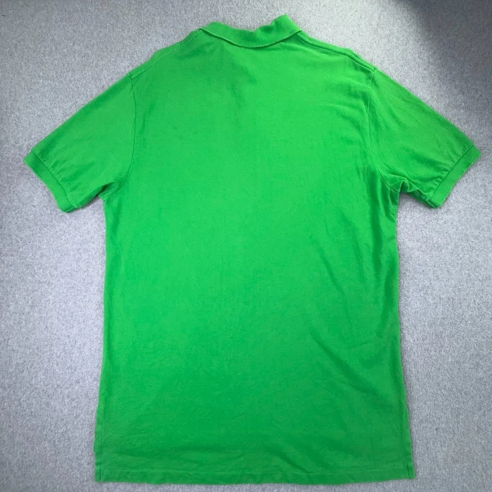 Polo Ralph Lauren Pique‎ Short Sleeve Polo Men's Size XL Green Purple Pony Joker